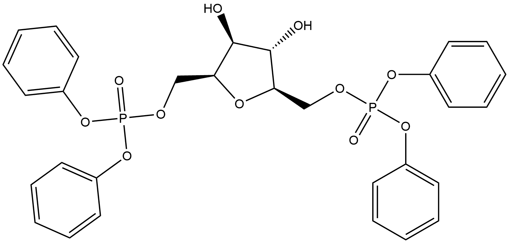 D-Glucitol, 2,5-anhydro-, 1,6-bis(diphenyl phosphate) (9CI)