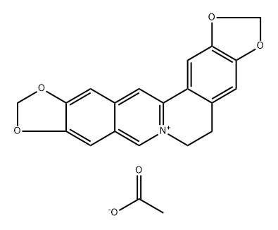 Isocoptisine acetate Struktur