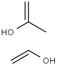 1-Propen-2-ol, polymer with ethenol Struktur