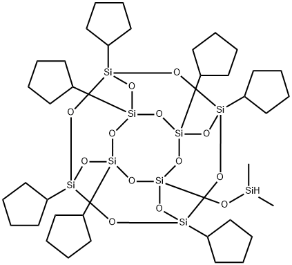 PSS-(HYDRIDODIMETHYLSILYLOXY)-HEPTACYCL& Struktur