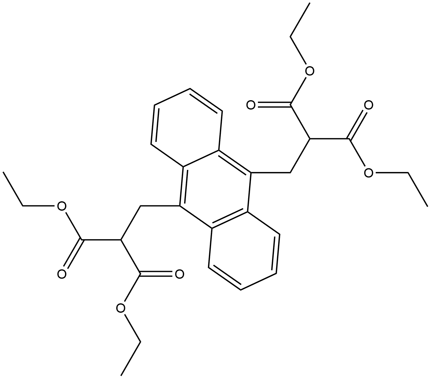 9,10-Anthracenedipropanoic acid, α9,α10-bis(ethoxycarbonyl)-, 9,10-diethyl ester