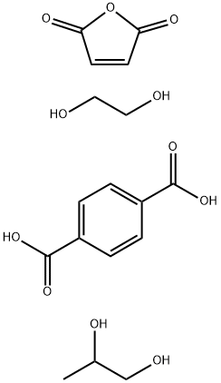 Propyleneglycol, polymer with terephthalic acid, maleic anhydride and ethyleneglycol Struktur