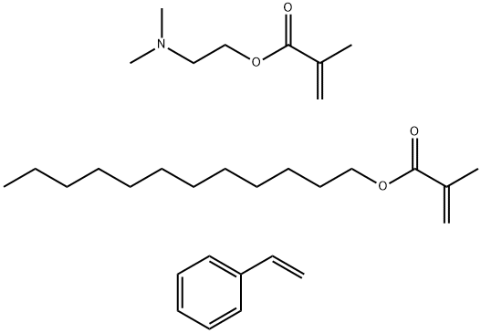 Styrene-methacrylate copolymer Struktur