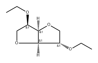 1,4:3,6-Dianhydro-2,5-di-O-ethyl-D-glucitol Struktur