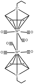 (PROPYLCYCLOPENTADIENYL)TUNGSTEN TRICARB Struktur