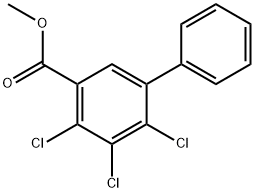 Methyl 4,5,6-trichloro[1,1'-biphenyl]-3-carboxylate Struktur