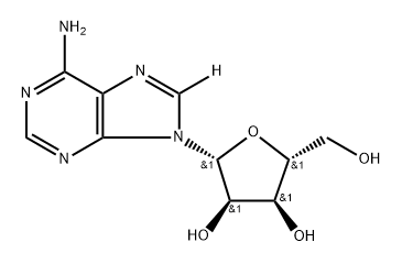 Adenosine-8-3H Struktur