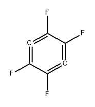 1,2,4,5-Cyclohexatetraene,1,3,4,6-tetrafluoro-,stereoisomer(9CI) Struktur