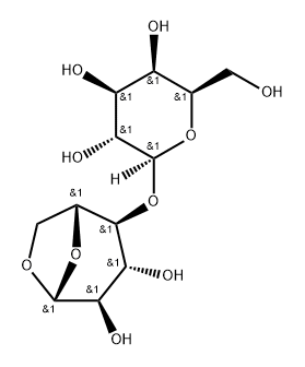 1,6-anhydrolactose Struktur