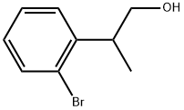 Benzeneethanol, 2-bromo-β-methyl- Struktur