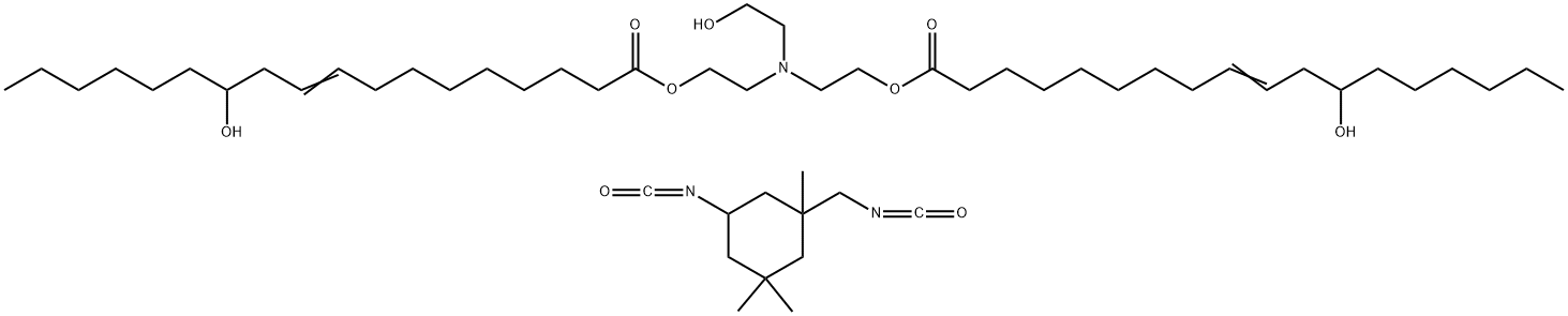 TEA-DIRICINOLEATE/IPDI COPOLYMER Struktur