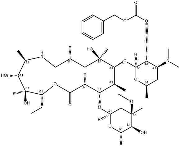 5’-Desmethylpropylamine Tulathromycin Benzyl Carbonate Struktur