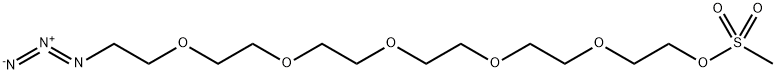 Azido-PEG6-MS Struktur