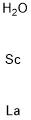 Lanthanum scandium oxide Struktur