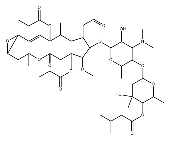 Propionylmaridomycin I Struktur