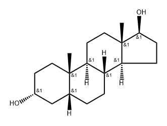 d5-5β-Androstane-3α,17β-diol Struktur