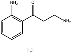 3-amino-1-(2-aminophenyl)propan-1-one dihydrochloride Struktur