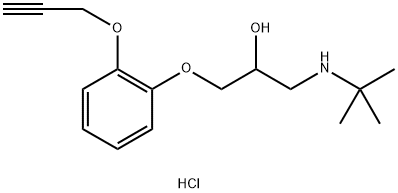 Pargolol (hydrochloride) Struktur