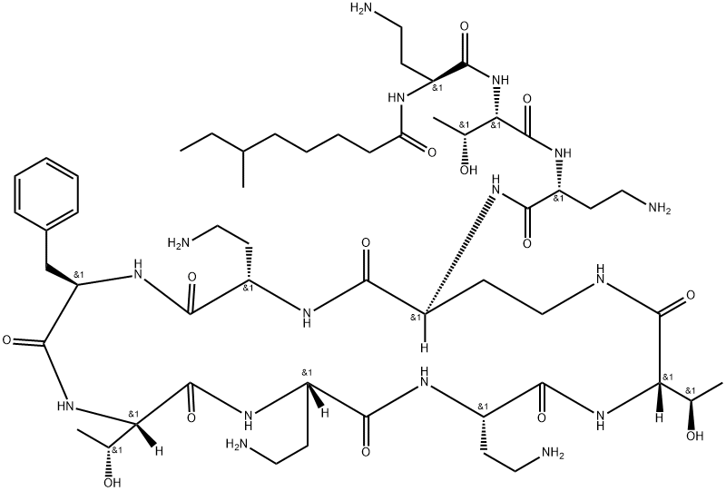 Polymyxin P1 Struktur