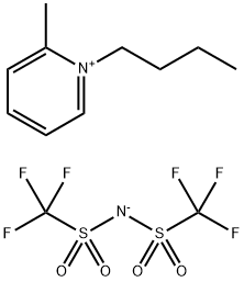 1-丁基-2-甲基吡啶鎓雙(三氟甲基磺酰基)酰亞胺 結(jié)構(gòu)式