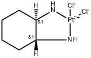 Platinum, dichloro(1,2-cyclohexanediamine-N,N')-, [sp-4-2-(trans)]- Struktur