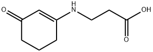 β-Alanine, N-(3-oxo-1-cyclohexen-1-yl)- Struktur