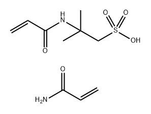 1-Propanesulfonic acid, 2-methyl-2-[(1-oxo-2-propenyl)amino]-, polymer with 2-propenamide Struktur