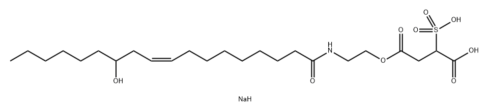 DISODIUM RICINOLEAMIDO MEA-SULFOSUCCINATE Struktur