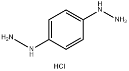 1,4-Dihydrazinylbenzene hydrochloride Struktur