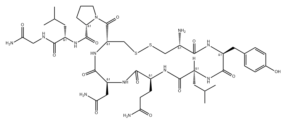 縮宮素雜質(zhì)肽[LEU3]-OXYTOCIN, 4294-11-5, 結(jié)構(gòu)式