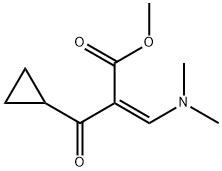 Methyl (2Z)-2-[(Z)-cyclopropanecarbonyl]-3-(diMethylaMino)prop-2 Struktur