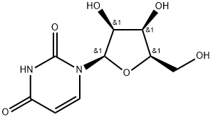 2,4(1H,3H)-Pyrimidinedione, 1-β-D-lyxofuranosyl- Struktur