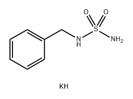 Sulfamide, N-(phenylmethyl)-, potassium salt (1:1) Struktur