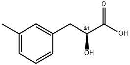 Benzenepropanoic acid, α-hydroxy-3-methyl-, (αS)- Struktur