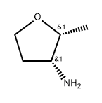 D-threo-Pentitol,3-amino-1,4-anhydro-2,3,5-trideoxy-(9CI) Struktur