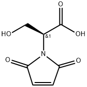 N-MALEONYL-(S)-SERINE Struktur