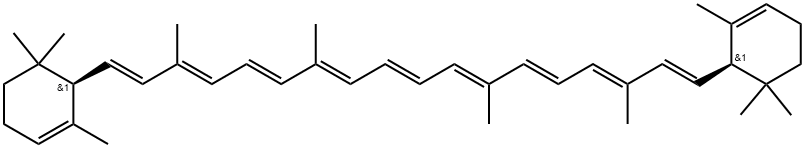 ε,ε-Carotene, 472-89-9, 結構式