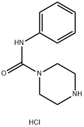 N-PHENYLPIPERAZINE-1-CARBOXAMIDE HCL Struktur