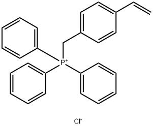 (4-ethenylphenyl)methyl]triphenylphosphonium chloride Struktur