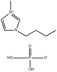 1H-Imidazolium, 3-butyl-1-methyl-, phosphate (1:1) Struktur