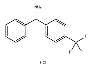 Phenyl(4-(trifluoromethyl)phenyl)methanamine hcl Struktur