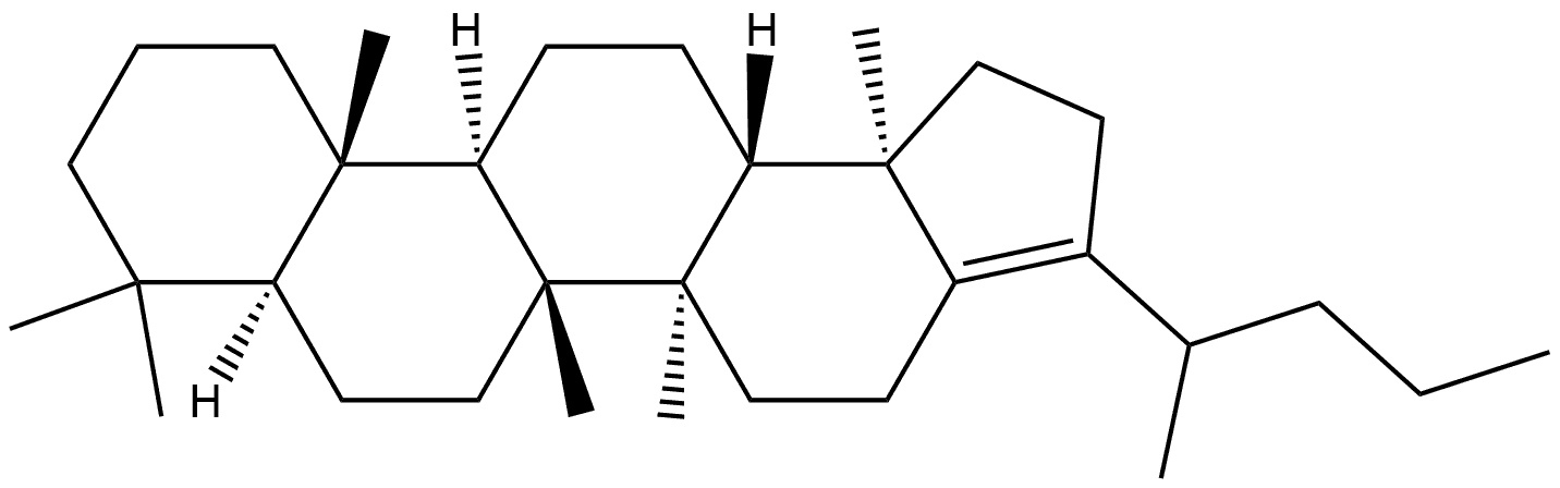 (22RS)-30-Bishomohop-17(21)-ene Struktur