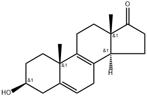 Androsta-5,8-dien-17-one, 3-hydroxy-, (3β)- (9CI) Struktur