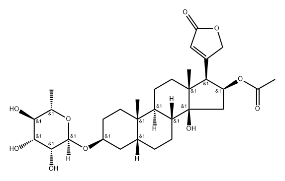 Rhodexin B Struktur