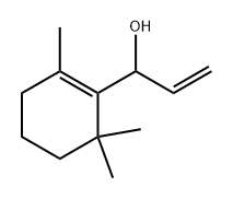 α-Ethenyl-2,6,6-trimethyl-1-cyclohexene-1-methanol Struktur