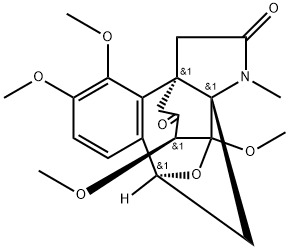 Oxoepistephamiersine Struktur