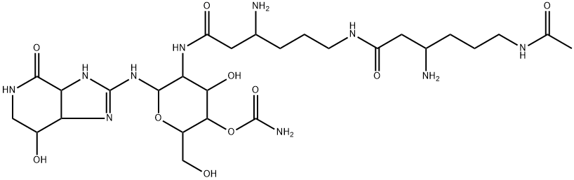 N-beta-acetylstreptothricin E Struktur