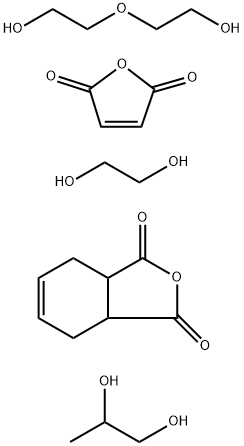 Maleic anhdride,polymer with propyleneglycol,ethyleneglcol,3-oxa-1,5-pentanediol and 3a,4,7,7a-tetrahydro-1,3-dioxo-2-oxaindan Struktur