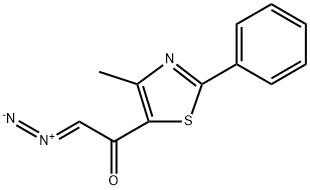 Ethanone, 2-diazo-1-(4-methyl-2-phenyl-5-thiazolyl)-