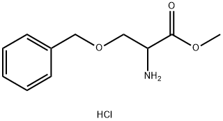 Serine, O-(phenylmethyl)-, methyl ester, hydrochloride (9CI) Struktur